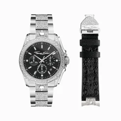 Cheap Montre pour homme Rebel at Heart Chronograph argent Homme Montres|Montres