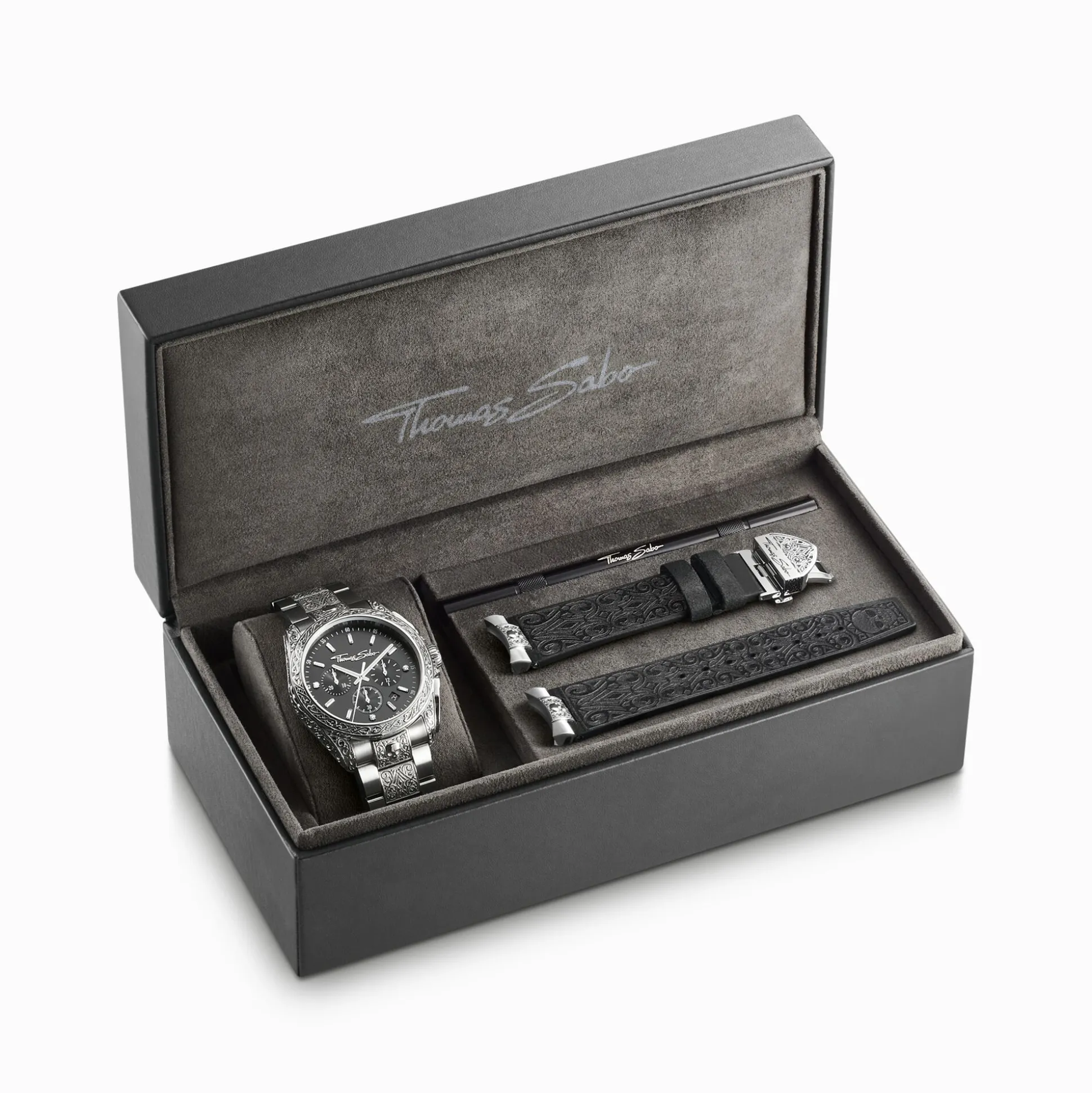 Cheap Montre pour homme Rebel at Heart Chronograph argent Homme Montres|Montres