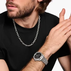 Cheap Montre pour homme Rebel at Heart Chronograph argent Homme Montres|Montres