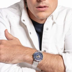 Fashion Montre pour homme Rebel spirit boussole bicolore Homme Montres|Montres