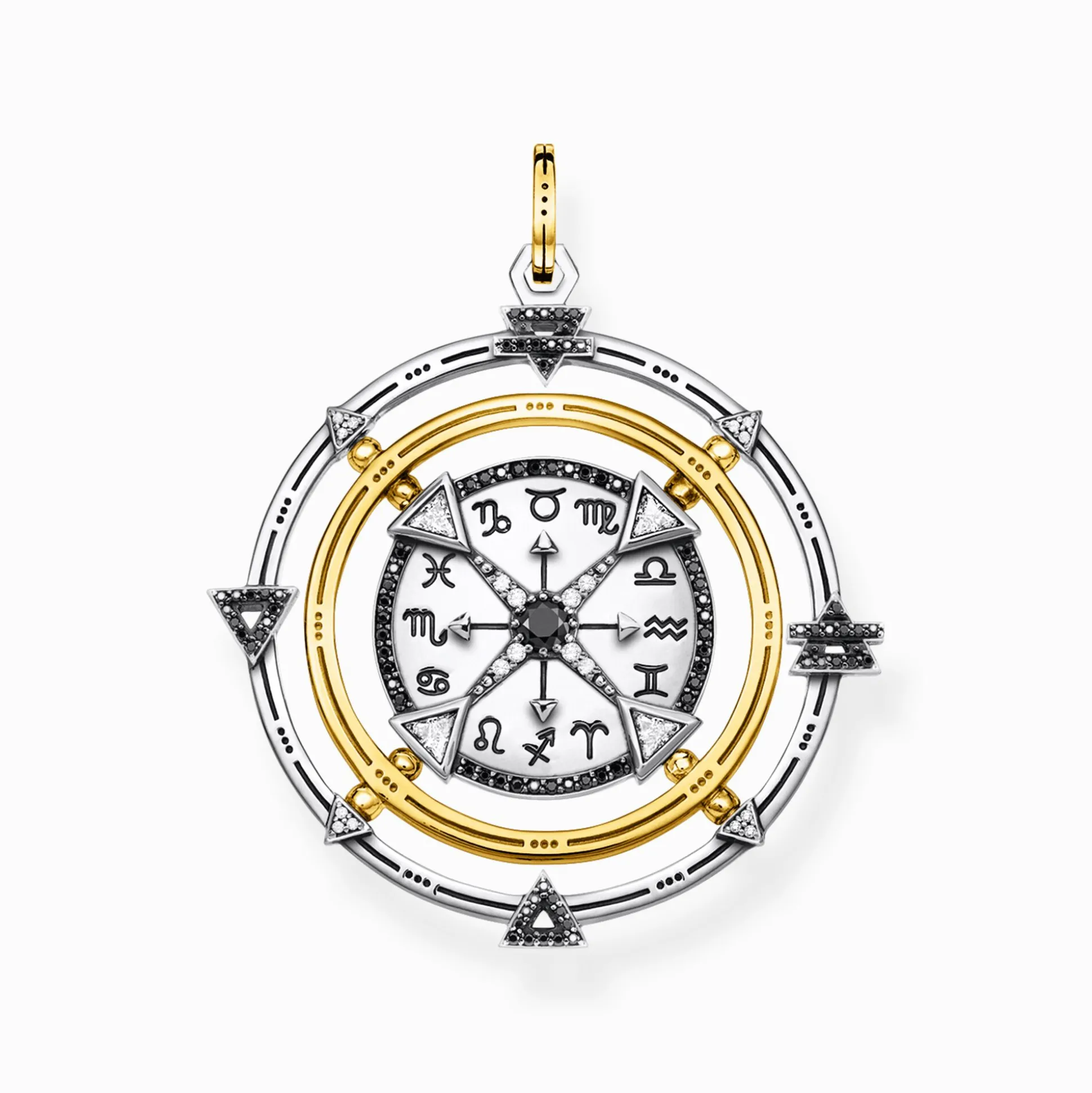 Clearance Pendentif amulette Elements of Nature noir-or Femme Pendentifs|Pendentifs