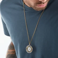 Clearance Pendentif amulette Elements of Nature noir-or Femme Pendentifs|Pendentifs