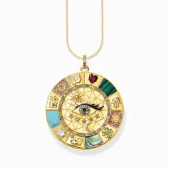 Online Pendentif amulette symboles porte-bonheur magiques Femme Pendentifs|Placage Or 18 Carats - Argent 925