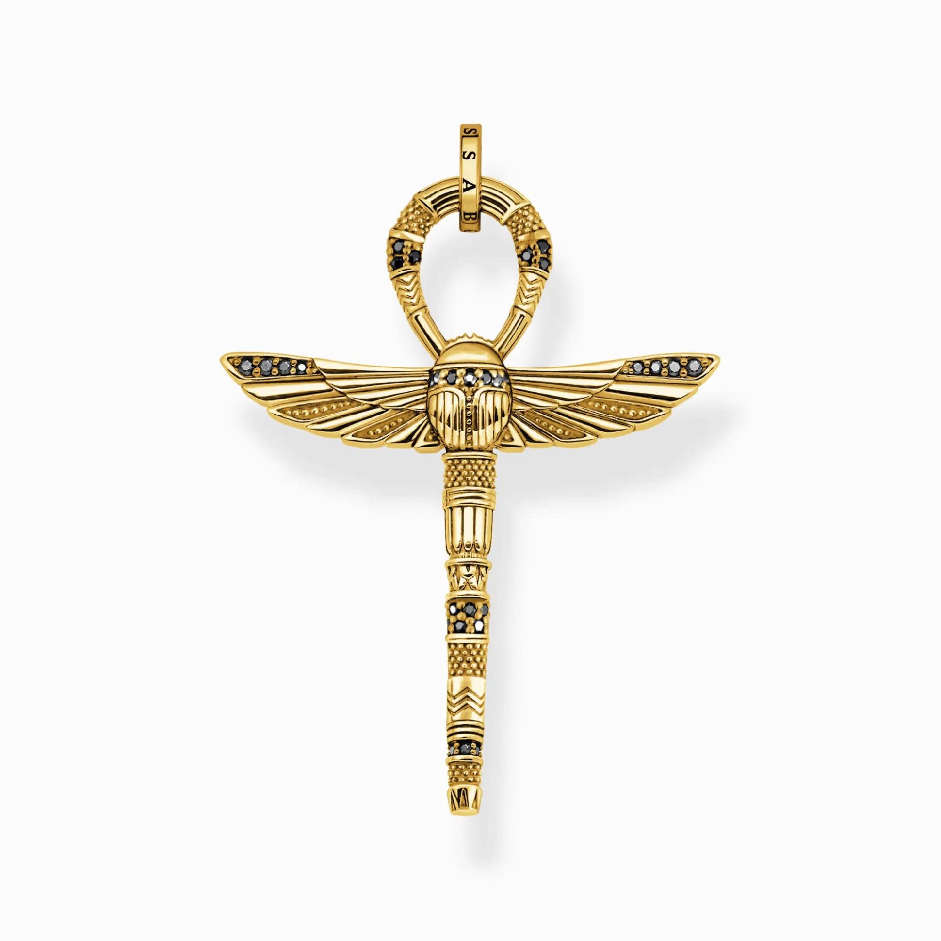 Sale Pendentif Ankh doré avec scarabée Femme Pendentifs|Pendentifs