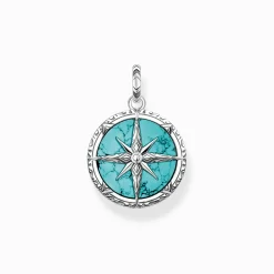 Cheap Pendentif boussole turquoise Femme Pendentifs|Pendentifs