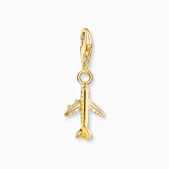 Best Sale Pendentif Charm avion plaqué or Femme Charms|Charms