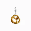Hot Pendentif Charm bretzel argent Femme Charms|Charms