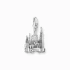 Cheap Pendentif Charm cathédrale Saint-Étienne de Vienne argent Femme Charms|Charms