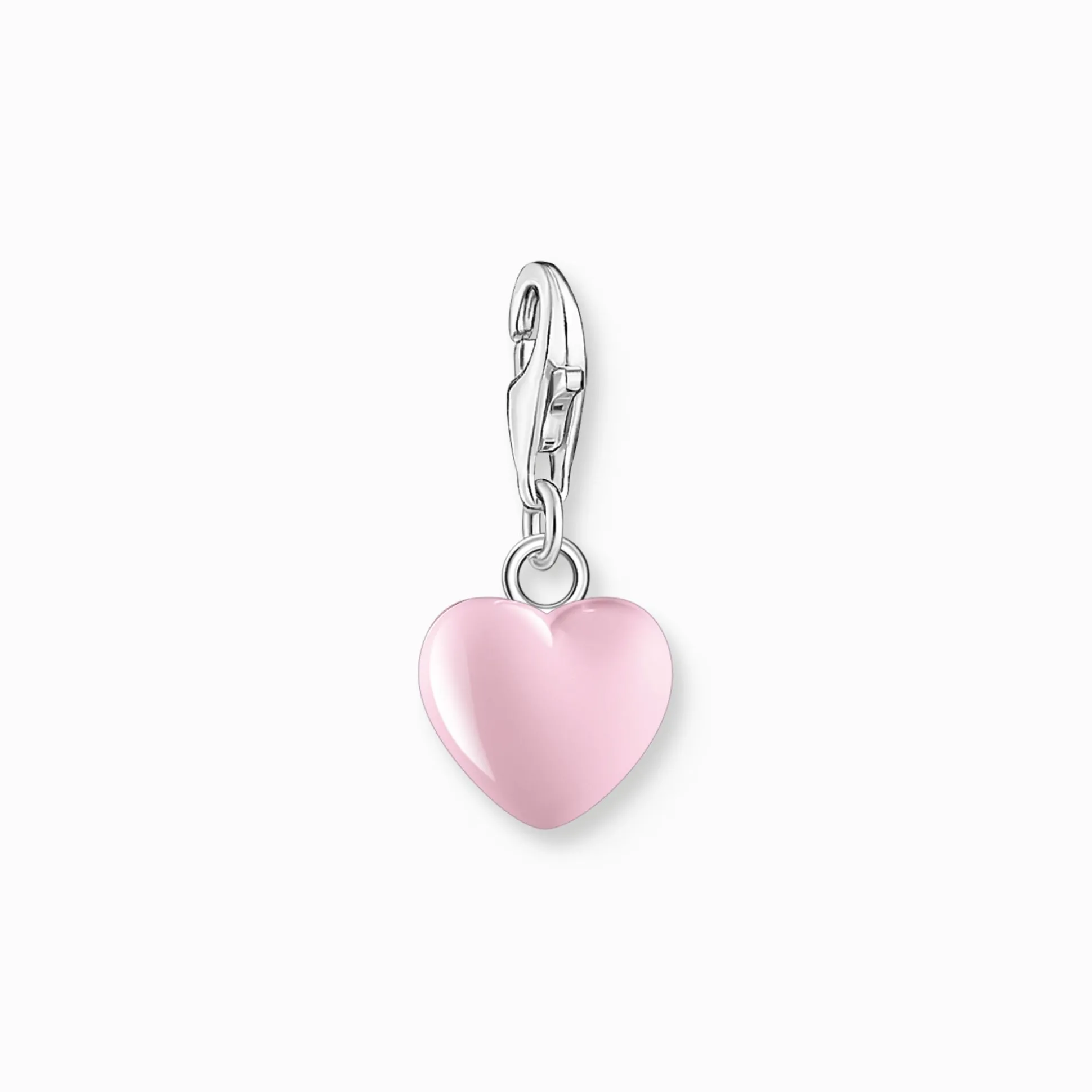 Clearance Pendentif Charm cœur rose argent Femme Charms|Charms
