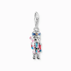 Sale Pendentif Charm en forme de casse-noisette avec sucre d’orge en argent Femme Charms|Charms