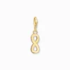Store Pendentif Charm infini plaqué or Femme Charms|Charms