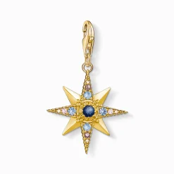 Cheap Pendentif Charm royaltie étoile Femme Placage Or 18 Carats - Argent 925