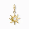 Shop pendentif Charm soleil avec nacre Femme Charms|Charms