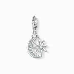 Discount pendentif Charm étoile & lune Femme Charms|Charms