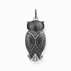Best Sale Pendentif Chouette gardien mystique Édition limitée argent Femme Pendentifs|Pendentifs
