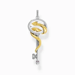 Sale Pendentif clé avec serpent or Femme Pendentifs