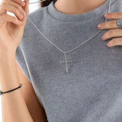 Best Sale Pendentif croix argent Femme Pendentifs|Pendentifs