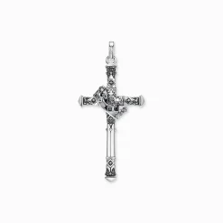 Store Pendentif croix et couronne Femme Pendentifs|Pendentifs