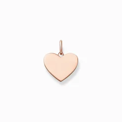 Best Sale Pendentif cœur petit or rose Femme Pendentifs|Placage Or Rose 18 Carats - Argent 925