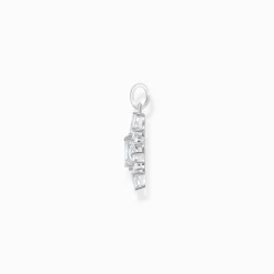 Best Pendentif en argent avec pierres blanches Femme Pendentifs|Argent 925