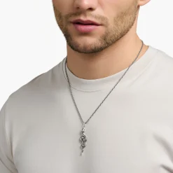 Shop Pendentif noirci serpent Femme Pendentifs|Pendentifs