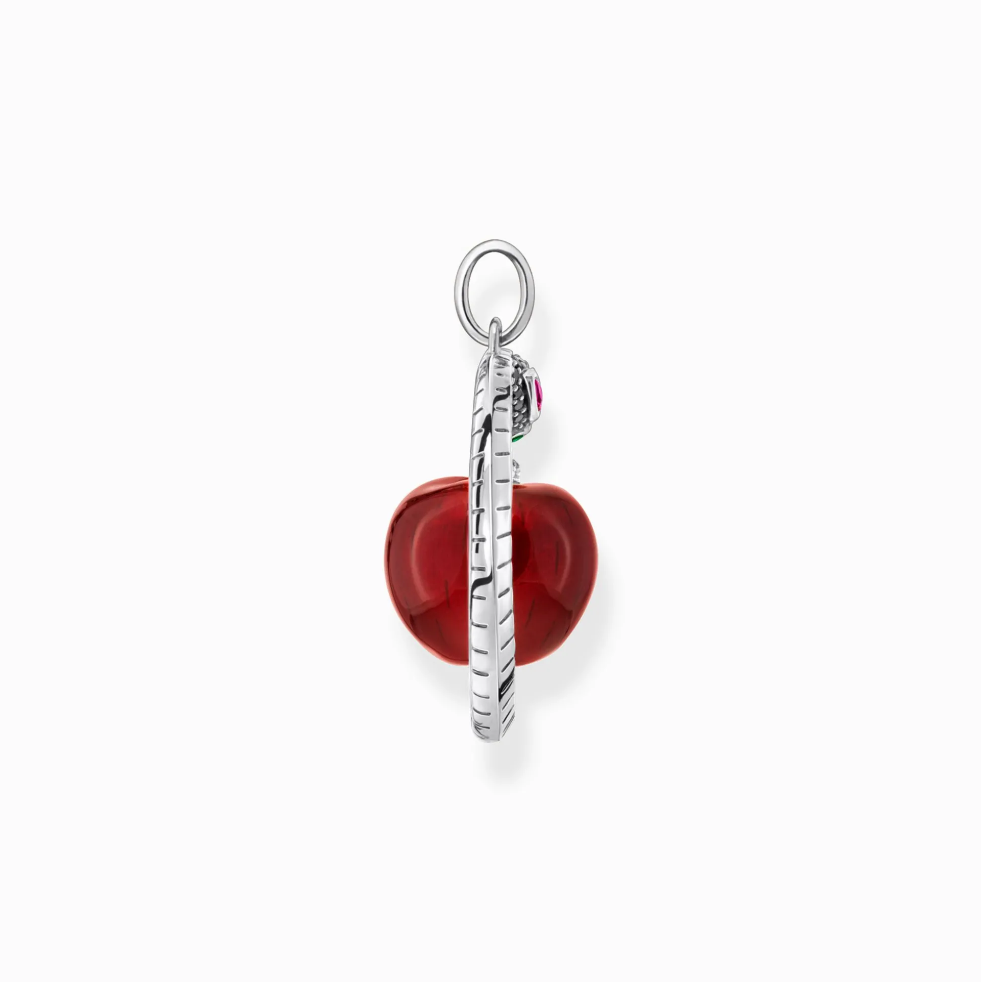Discount Pendentif pomme avec serpent argent Femme Pendentifs