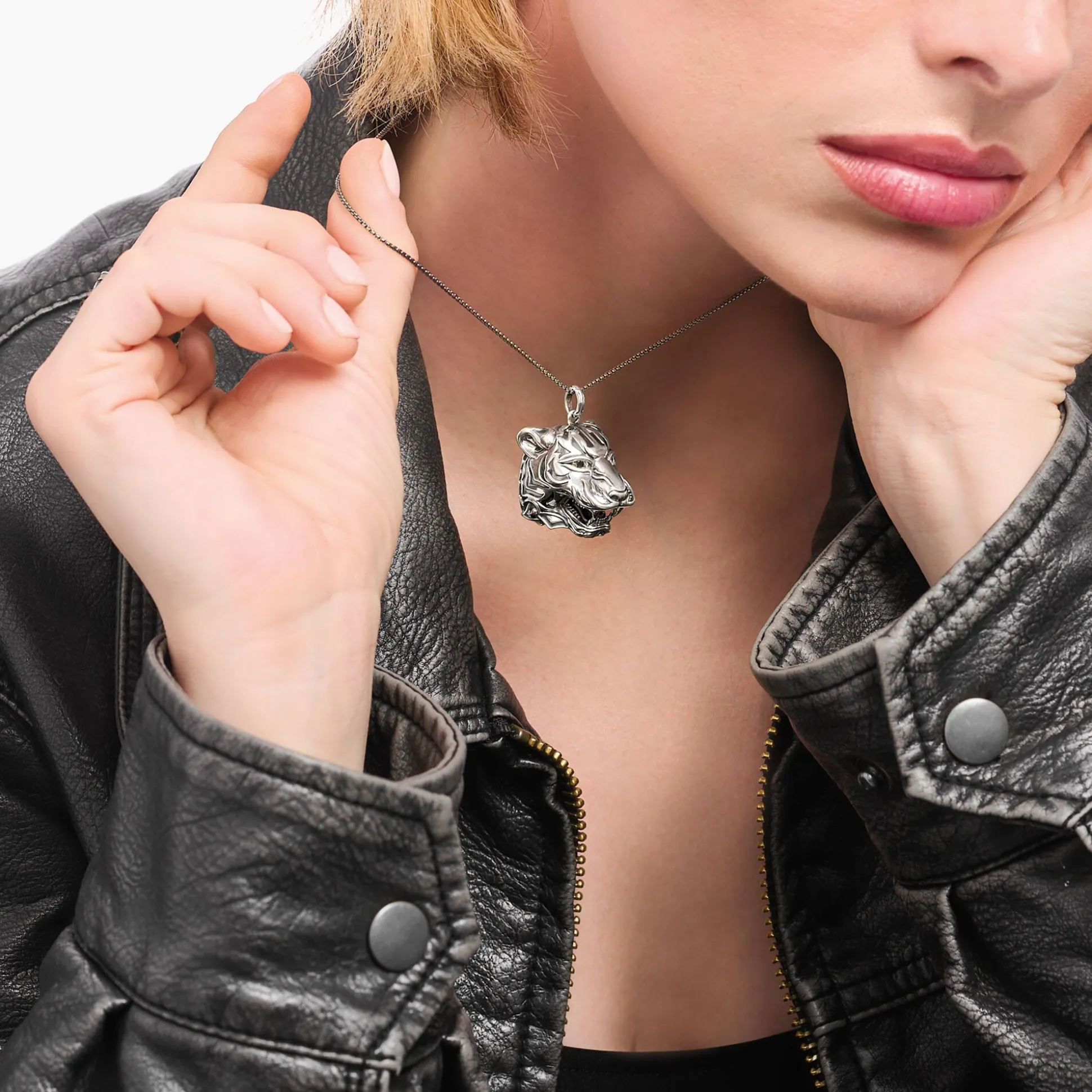 Best Pendentif tigre argent Femme Pendentifs|Pendentifs