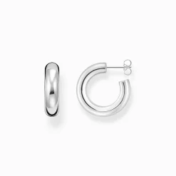 Online Petites créoles Chunky en argent Femme Créoles