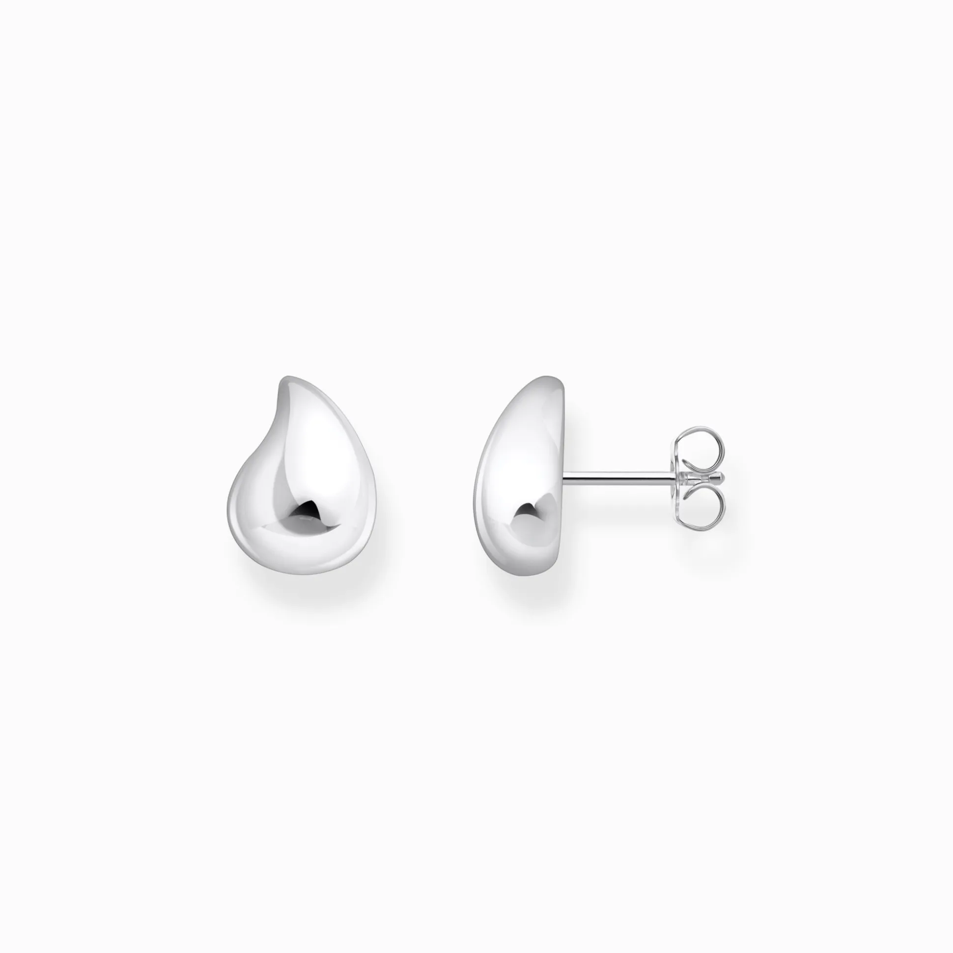 Fashion Petits clous d'oreilles en argent de forme organique Femme Clous D'oreilles|Argent 925