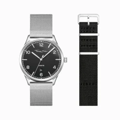 Hot Set Code TS montre noir et bracelet noir Femme Montres|Montres Pour Femmes